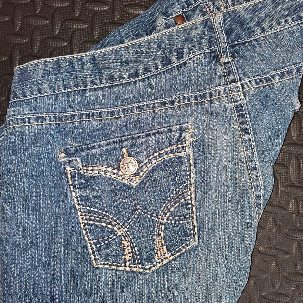 Maurices Classic Blue Boot Cut Jeans 18 Short